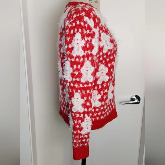 Eyelash Knit Gingerbread Christmas Sweater - Picture 3 of 9